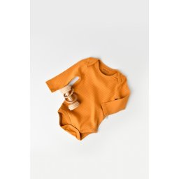 Body Bebe Unisex cu maneca lunga din 95% bumbac organic cu 5% elastan - Sofran, BabyCosy (Marime: 9-12 luni)