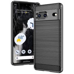 Husa Husa pentru Google Pixel 7 - Techsuit Carbon Silicone - Black