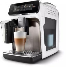 Espressor Espressor automat PHILIPS S3300 LatteGo EP3343/90, 1.8l, 6 bauturi, 1500W, 15 bar, Alb-Negru