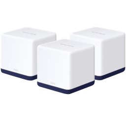Sistem Wi-Fi Mesh Mercusys Halo H50G(3-pack), AC1900, Full Gigabit, cu acoperire completa pentru casa