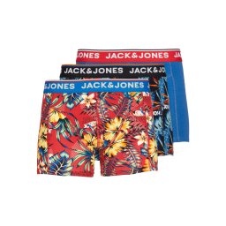 JACK & JONES Boxeri 'JJAzores' albastru / roșu / negru / alb
