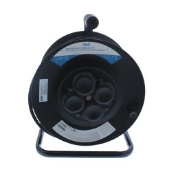 prelungitor cu derulator, cu termosiguranta 4 prize 25m 1.5mm ip44, well