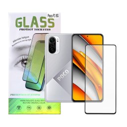 FOLIE STICLA Spacer pentru Xiaomi Pocophone F3 5G, grosime 0.3mm, acoperire totala ecran, strat special anti-ulei si anti-amprenta, Tempered Glass, sticla 9D, duritate 9H "SPPG-XI-PC-F35G-TG