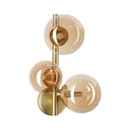 Ideal Lux - PERLAGE Aplică LED de perete 3xG9/3W/230V auriu/fumuriu