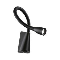 Ideal Lux - Lampă flexibilă LED GOOSE LED/3W/230V CRI 90 negru