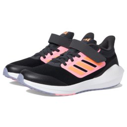 adidas Kids EQ23 Run Bounce (Little KidBig Kid) CarbonScreaming OrangeBeam Pink