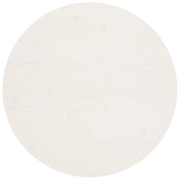 Blat de masa, alb, Ø90x2,5 cm, lemn masiv de pin GartenMobel Dekor