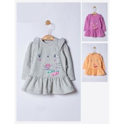 Rochita Sweets pentru fetite, Tongs baby (Culoare: Somon, Marime: 6-9 luni)