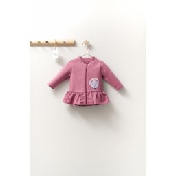 Jacheta subtire pentru copii Monster, Tongs baby (Marime: 18-24 Luni, Culoare: Roz inchis)