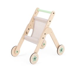 Antepremergator din lemn 2 in 1 MamaToyz carucior pentru papusi