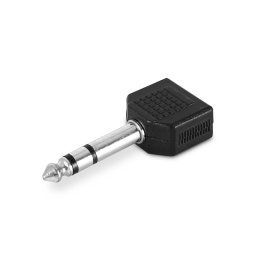 Auna 2 x 3,5 mm conector TRS 1 x 6.3mm Adaptor TRS (CJ-834)