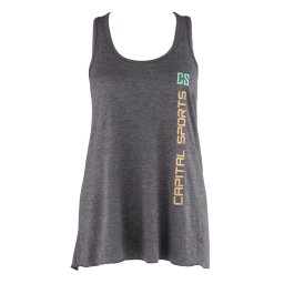 Capital Sports Maiou de antrenament pentru femei, gri închis, mărime M (STS3-CSTF2)