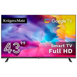 Televizor LED Kruger Matz KM0243FHD-SA 43" (109cm), Full HD, Google TV, 60 Hz, 3x HDMI