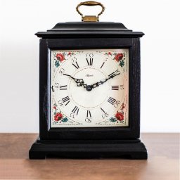 Ceas de birou quartz 22915-V82114 Hermle cu melodie Westminster 4/4 negru