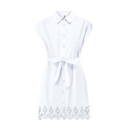 ONLY Rochie Onllou Life Emb S/S Ptm 15314411 11-0601 TCX bright white