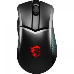 Mouse Optic MSI Clutch GM51 LIGHTWEIGHT, USB/USB Wireless, Bluetooth, Negru
