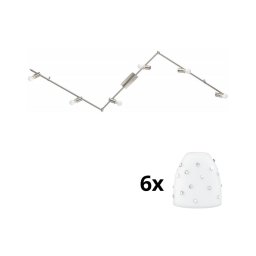Spot LED Eglo MY CHOICE 6xE14/4W/230V crom/alb