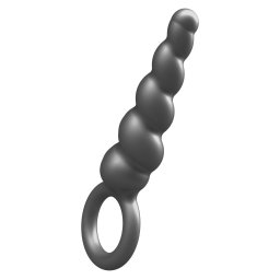 ToyJoy Buttocks The Screw Metallic Silicone Plug Grey
