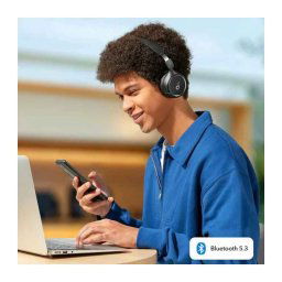 Casti Anker Soundecore H30i- wireless- on-ear- - Bluetooth 5.3- 2x microfon pe casca- USB Type-C- multipoint connection- durata