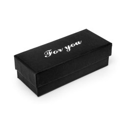 Cutie decorativa pentru ambalare bijuterii negru For You