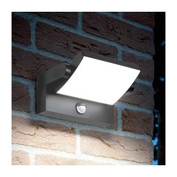 Aplică LED de exterior cu senzor Ideal Lux LED/20,5W/230V antracit