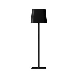 Lampă solară LED de masă, magnetică, 5W, 5V, 3000-6000K, 3600 mAh, IP65, negru