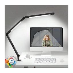 Lampă LED tactilă dimabilă de masă LED/12W/230V 3000-6500K CRI 92 negru