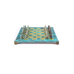 Set de sah Arta Cicladica - Tabla Turcoaz