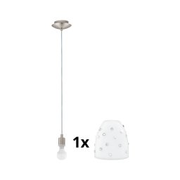 Lustră LED pe cablu Eglo MY CHOICE 1xE14/4W/230V crom/alb