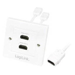 Priza HDMI, 2 porturi mama, Logilink 'AH0015'