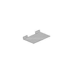 Filtru metalic de grasime FABER 112.0157.248, pentru hote model 152 LG, 2152, 2156, 54 cm x 19.9 cm