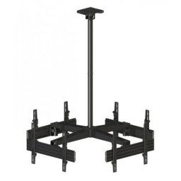 Suport de tavan pentru 4 Televizoare Multibrackets MBC4U, cod MB-3538, diagonale 40"-65" , max.30kg, Negru