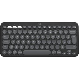 Tastatura Bluetooth Logitech Pebble Keys 2 K380s, Multi-Device, Tonal graphite