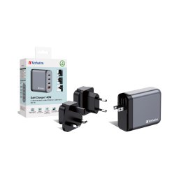 Incarcator retea Verbatim 32203, 3x USB-C, 1x USB-A, Argintiu