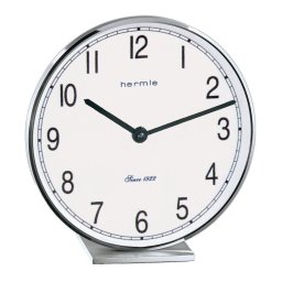 Ceas de birou Hermle quartz 23057-002100 argintiu
