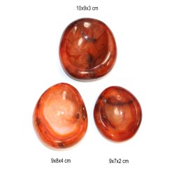 Bol din Carneol Druzy Mineral Natural - 1 Buc