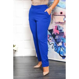 Pantalon Elegant Cu Talie Inalta Electric