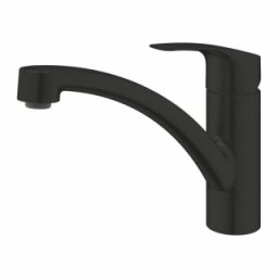 Baterie bucatarie Grohe Eurosmart New, negru mat