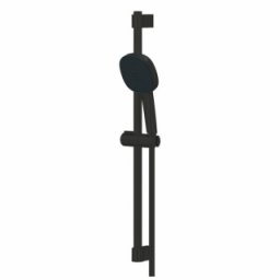 Set dus cu bara Grohe Tempesta Cube 110, 2 tipuri de jet, negru mat