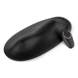 Easytoys Vibe Pad Double Vibration with Remote Control Black