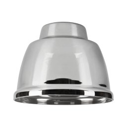Abajur de rezervă din sticlă MARIO E27 d. 16 cm crom