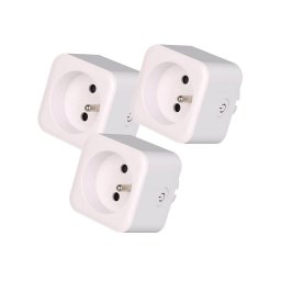 Immax NEO 07786C - Set de 3 prize inteligente NEO LITE 3680W/230V/16A Tuya