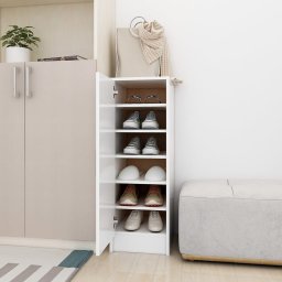 Pantofar, alb, 32x35x92 cm, PAL GartenMobel Dekor