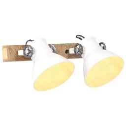 Lampa de perete industriala, alb, 45 x 25 cm, E27 GartenMobel Dekor