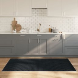 Covor dreptunghiular, gri, 100x200 cm, bambus GartenMobel Dekor