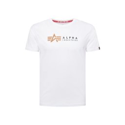 ALPHA INDUSTRIES Tricou maro coniac / negru / alb
