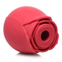 Bloomgasm 10X Wild Rose Red Silicone Suction Clit Stimulator Red