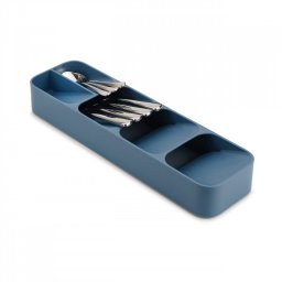 Organizator pentru tacamuri Joseph Joseph 85181, 5 compartimente, Fara BPA, Plastic, Albastru