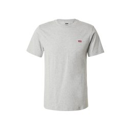 LEVI'S ® Tricou 'SS Original HM Tee' gri amestecat / roșu / alb