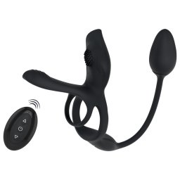 Coup!es Choice RC Multi Function Couples Vibrator Black